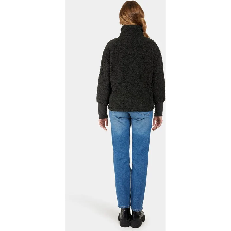 Didriksons Mella FZ 3 Damen Fleecejacke black