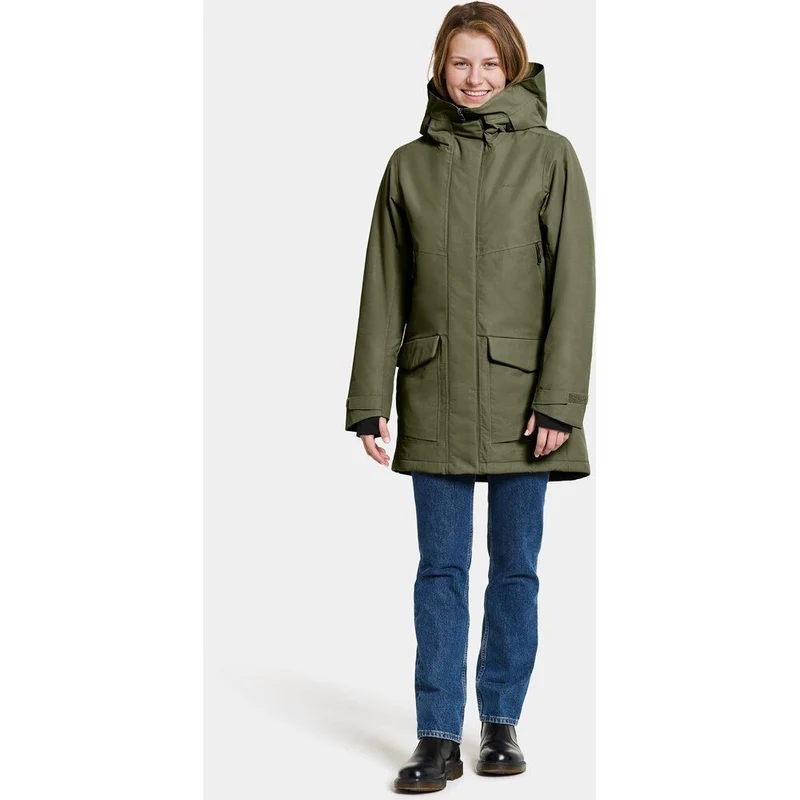 Didriksons Frida 7 Damen Parka deep green