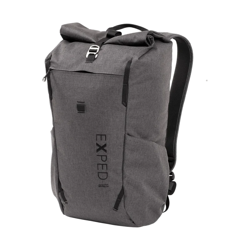 Exped Metro 20 Black, leichter Tagesrucksack für Alltag und Outdoor