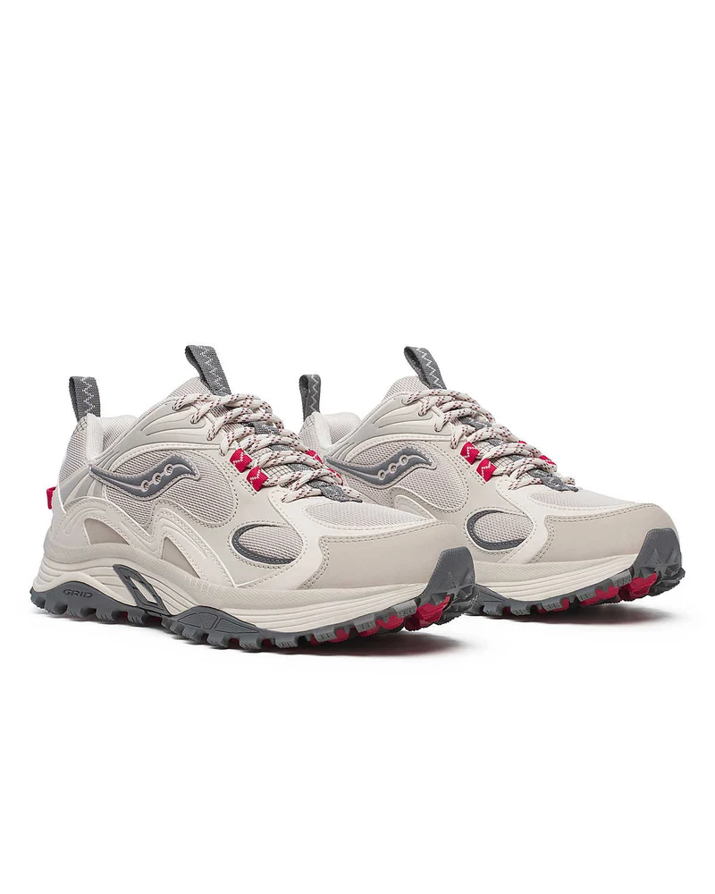 Saucony Grid Aura X Dove / Red