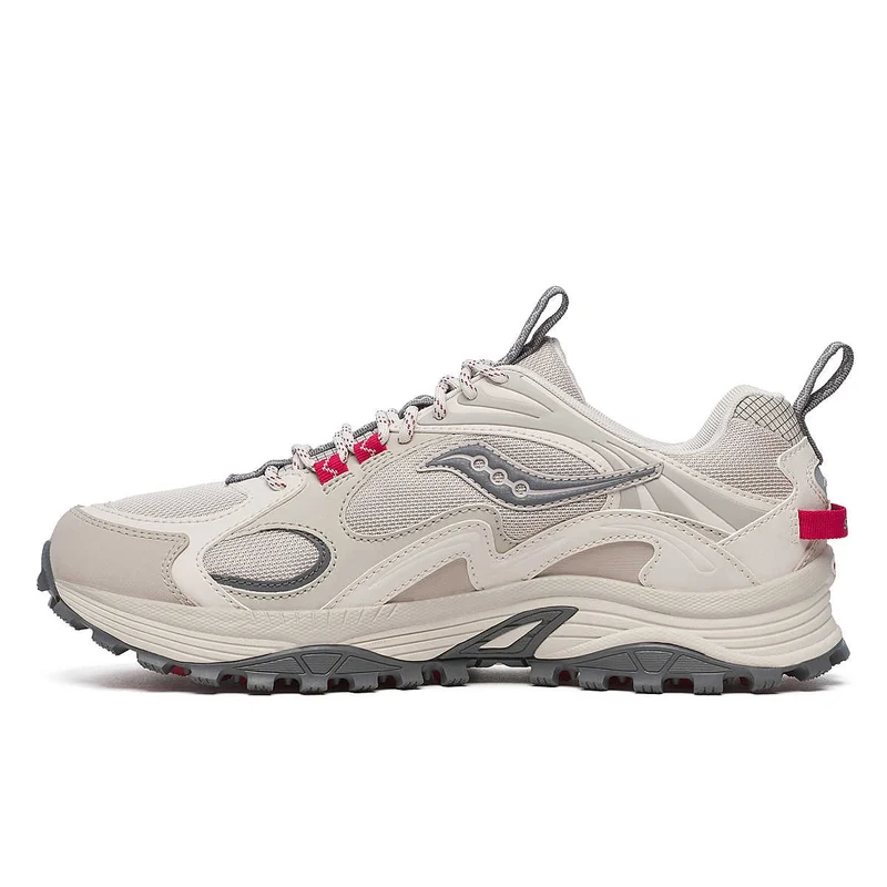 Saucony Grid Aura X Dove / Red