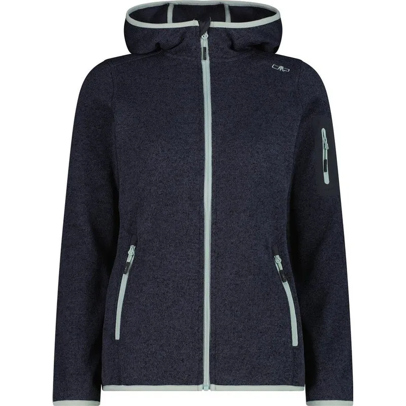 CMP Damen Fix Hood Fleecejacke titanio darker
