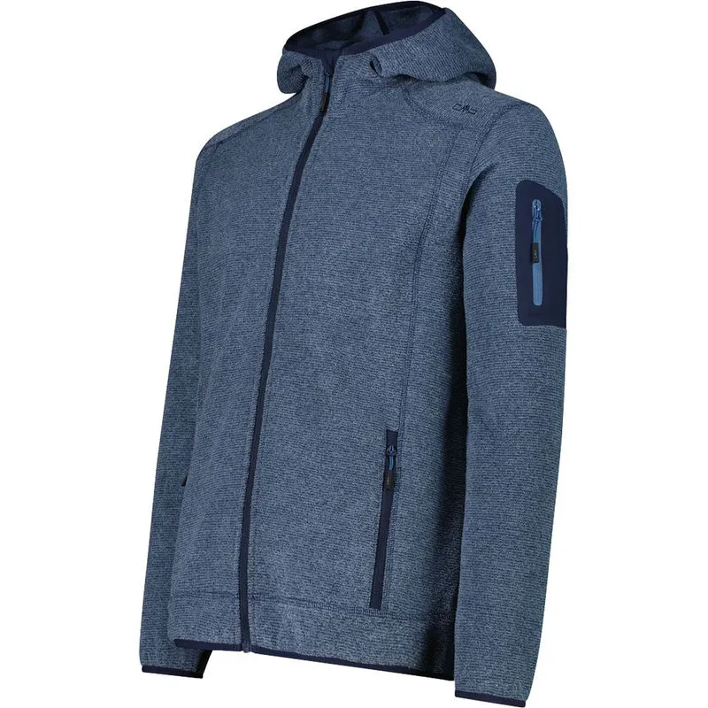 CMP Herren Fix Hood Fleecejacke bluestone bblue