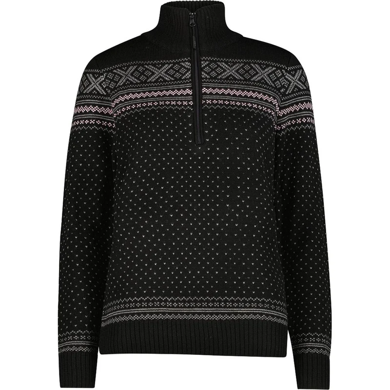 CMP Damen Sweatshirt Knitted nero