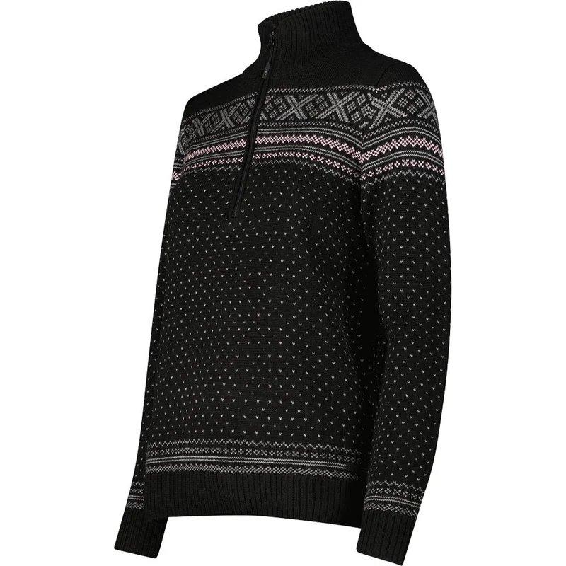 CMP Damen Sweatshirt Knitted nero