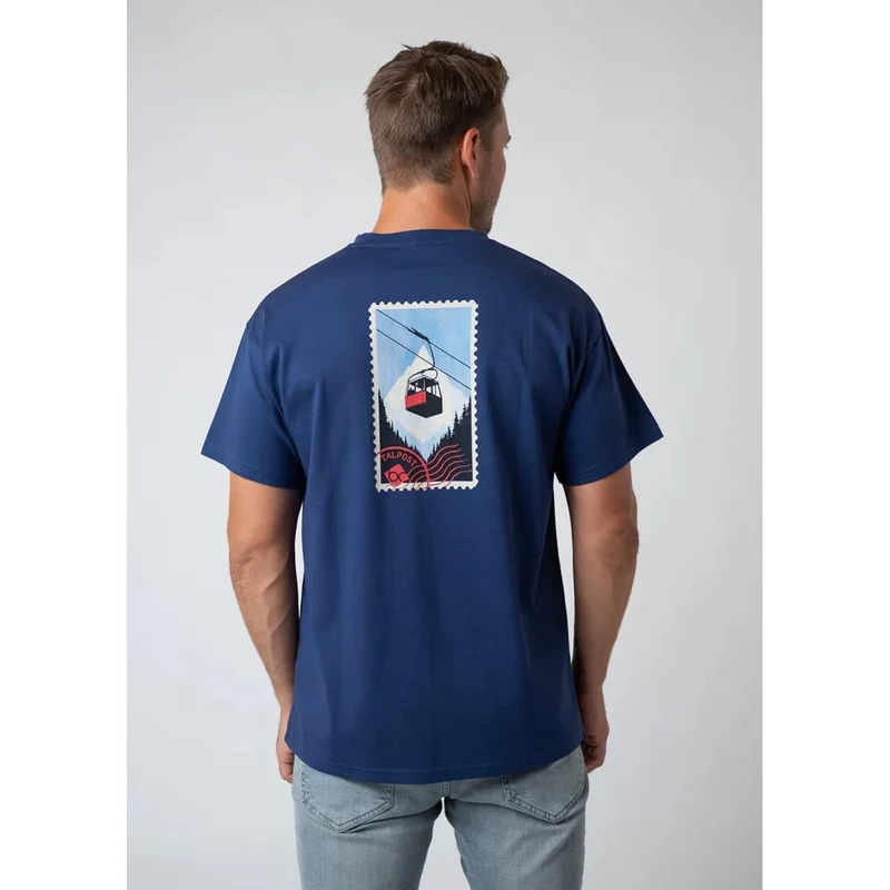 Bavarian Caps T-Shirt "Gondel" - dunkelblau