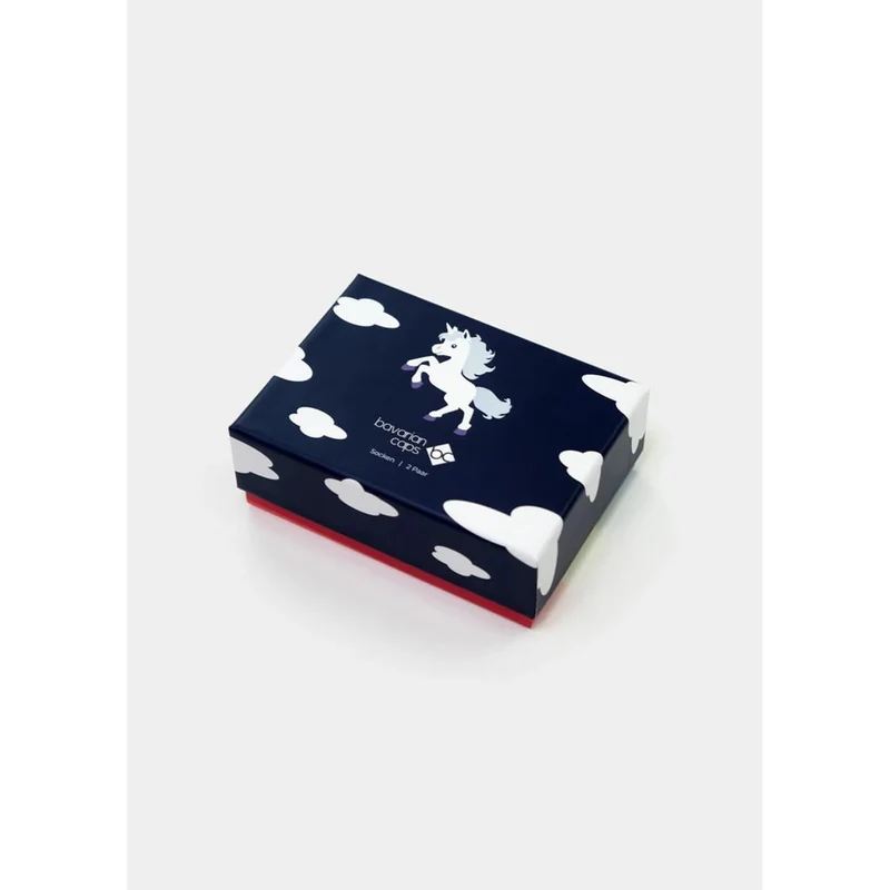 Bavarian Caps Sockenbox "Einhorn"