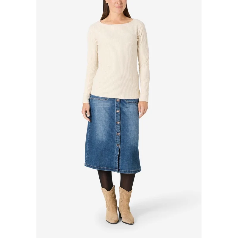 Timezone Midi Cargo Skirt Damen