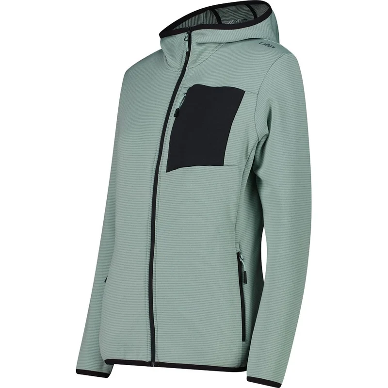 CMP Fix Hood Damen Fleecejacke jade