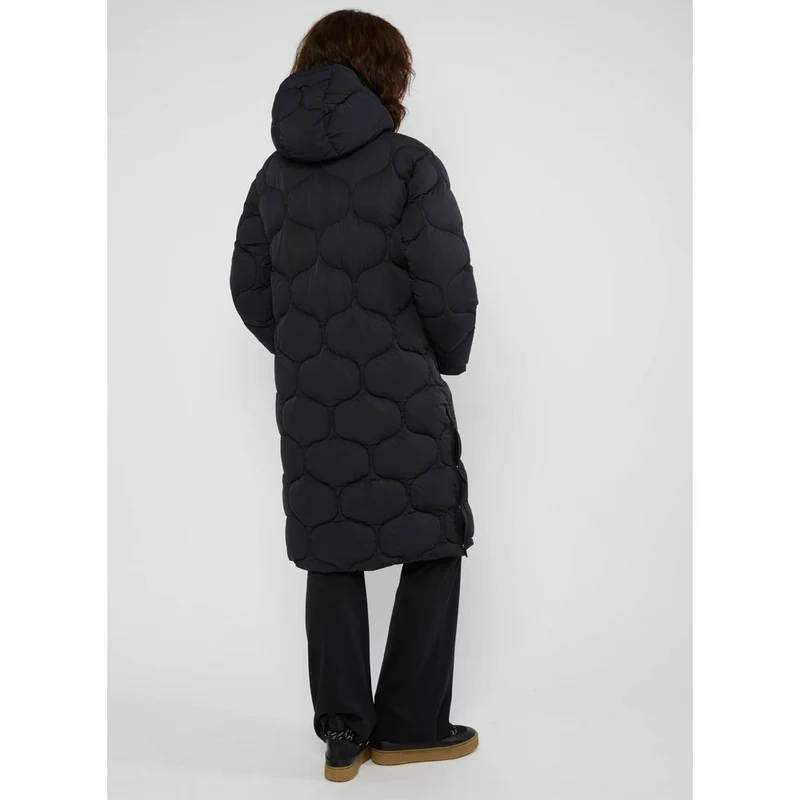 Blutsgeschwister NO Down Mister Damen Wintermantel falling into deep black