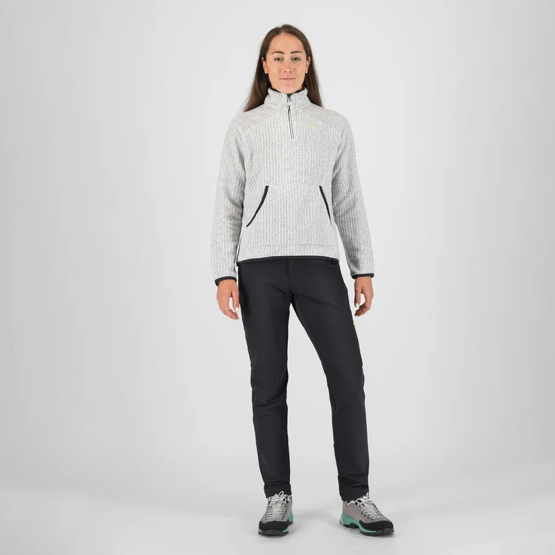 Karpos Rocchetta Crewn Damen Fleece bright white