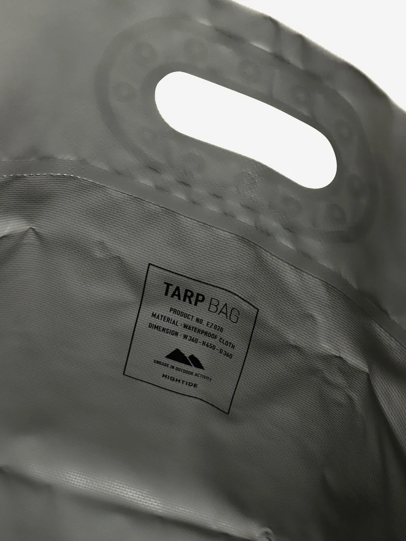 Storage Bucket Bag grigia waterproof (35 l)
