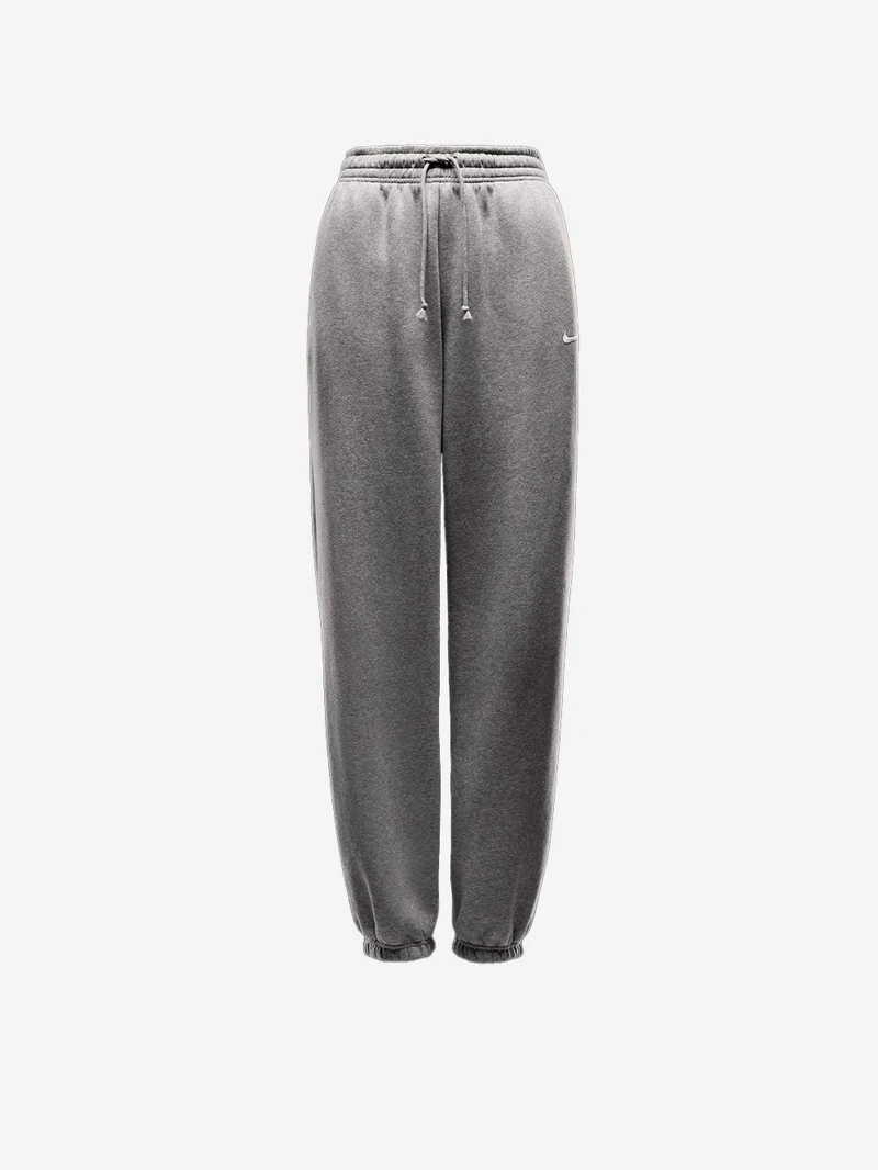 W Pantaloni tuta fleece oversize grigi