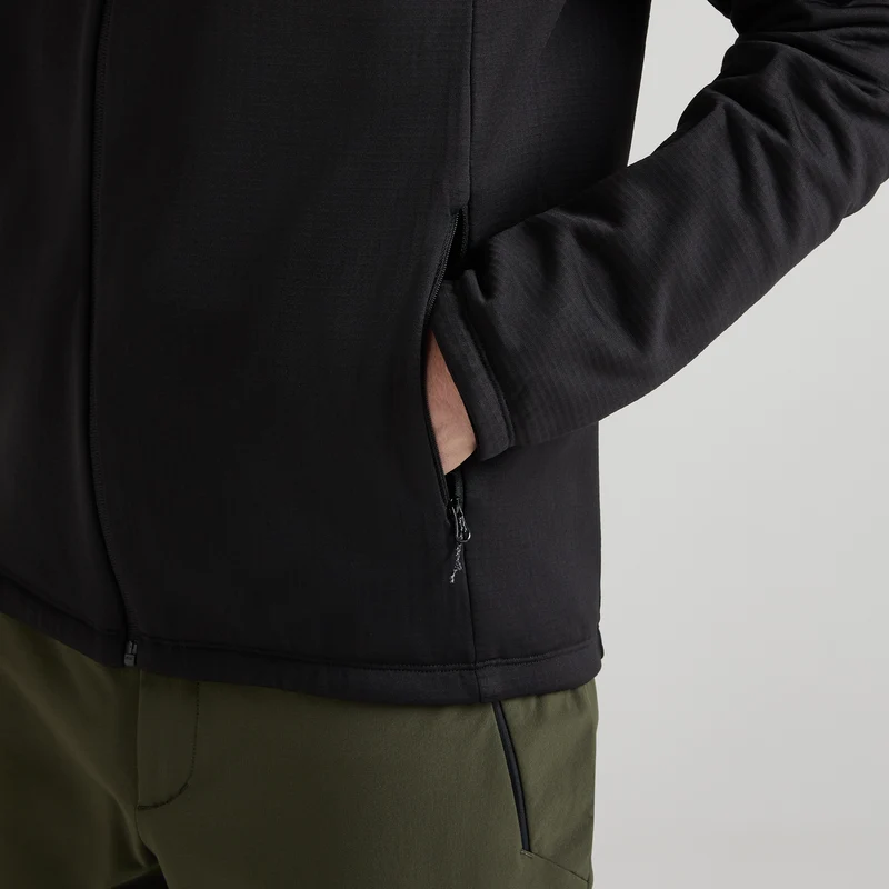 FADIS GRID HOODED MAGLIA