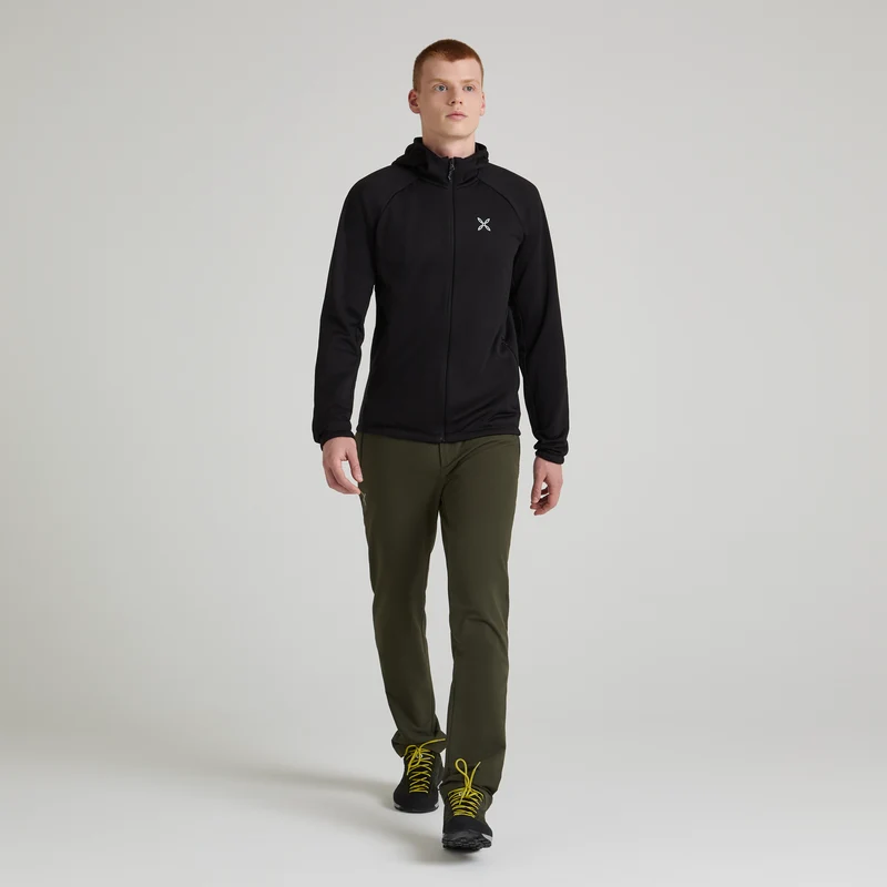 FADIS GRID HOODED MAGLIA