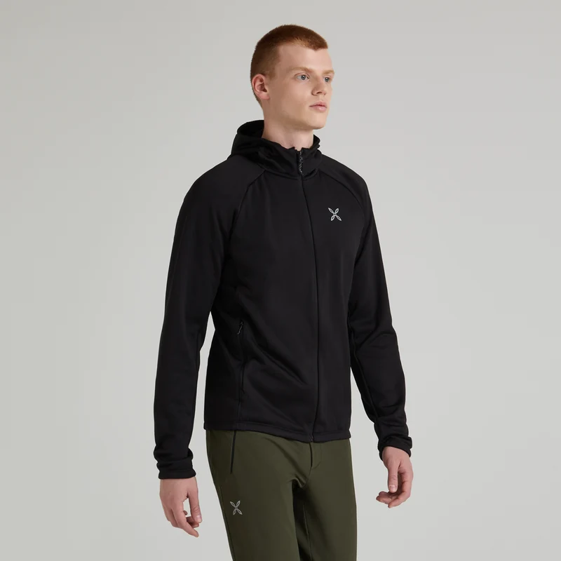 FADIS GRID HOODED MAGLIA