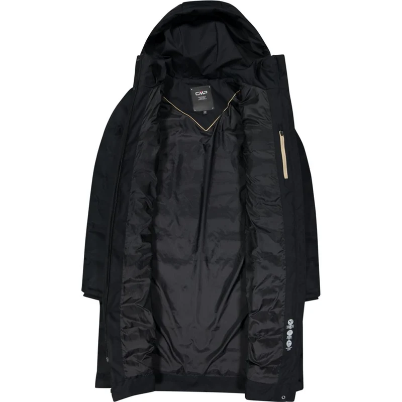 CMP Fix Hood Damen Wintermantel nero