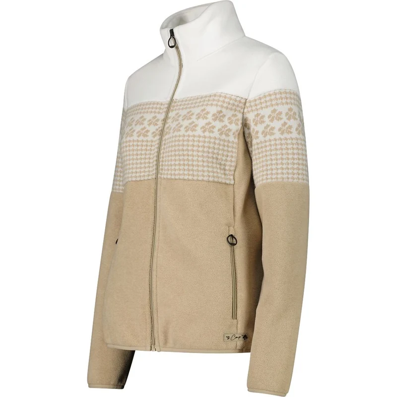 CMP Damen Fleecejacke cookie mel