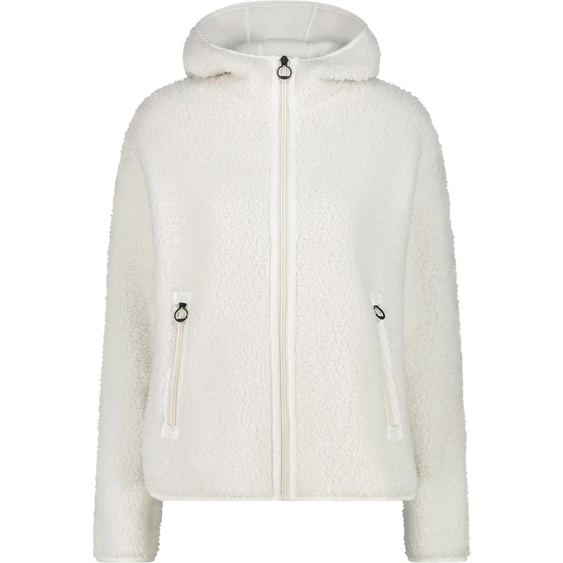 CMP Fix Hood Damen Fleecejacke bco gesso