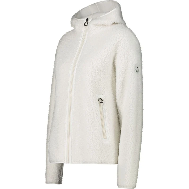 CMP Fix Hood Damen Fleecejacke bco gesso