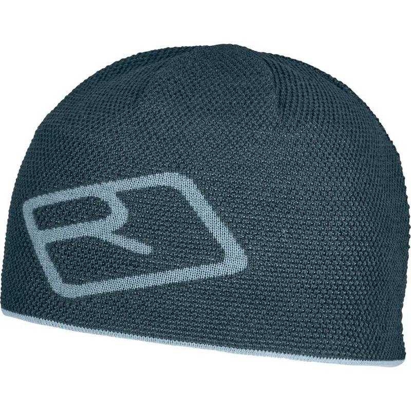 Ortovox Merino Logo Knit Mütze dark arctic grey