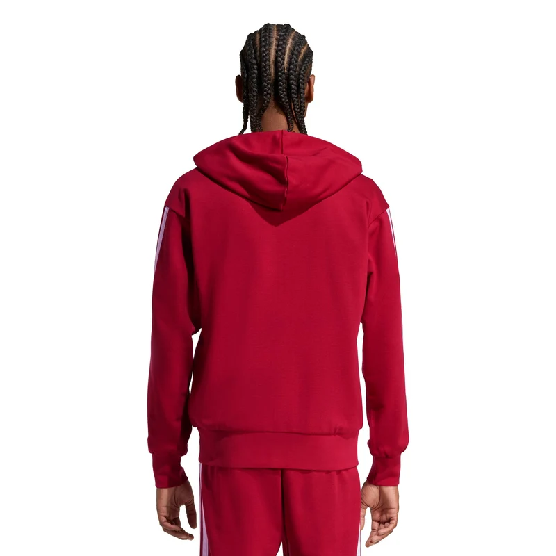 Essentials 3-Streifen French Terry Kapuzenjacke