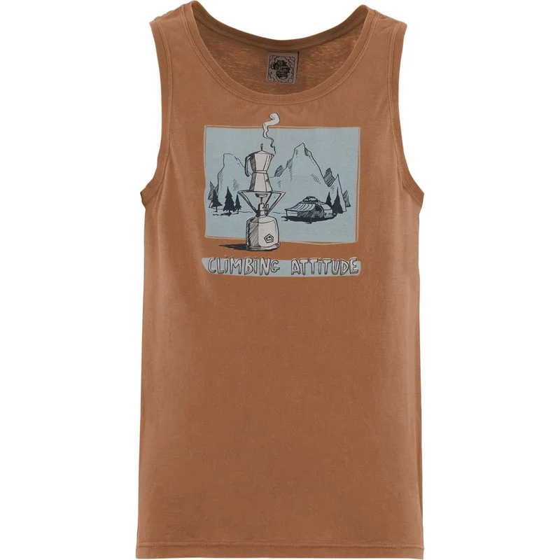 E9 1caffe Herren Trägershirt cocoa