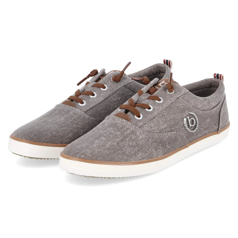 Halbschuhe Taupe