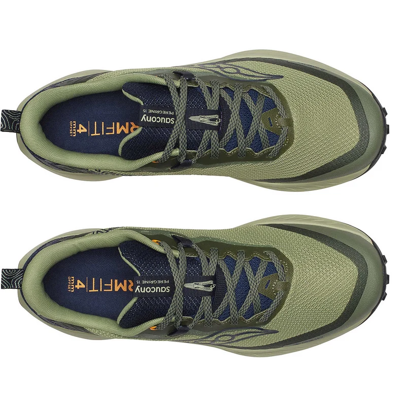 Saucony Peregrine 15 Gore-Tex Hemlock / Navy