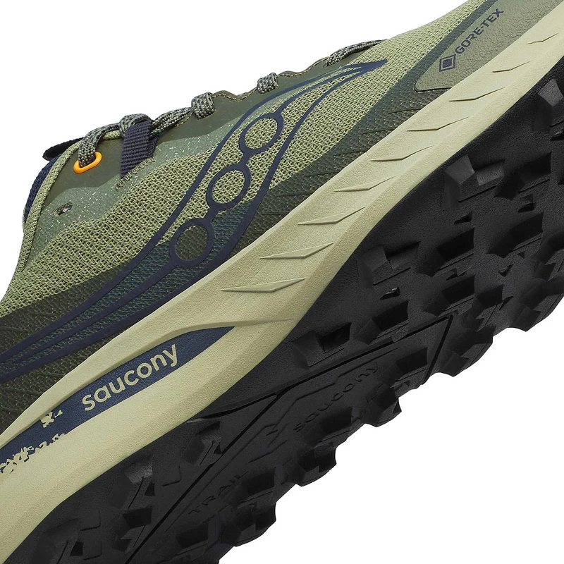 Saucony Peregrine 15 Gore-Tex Hemlock / Navy