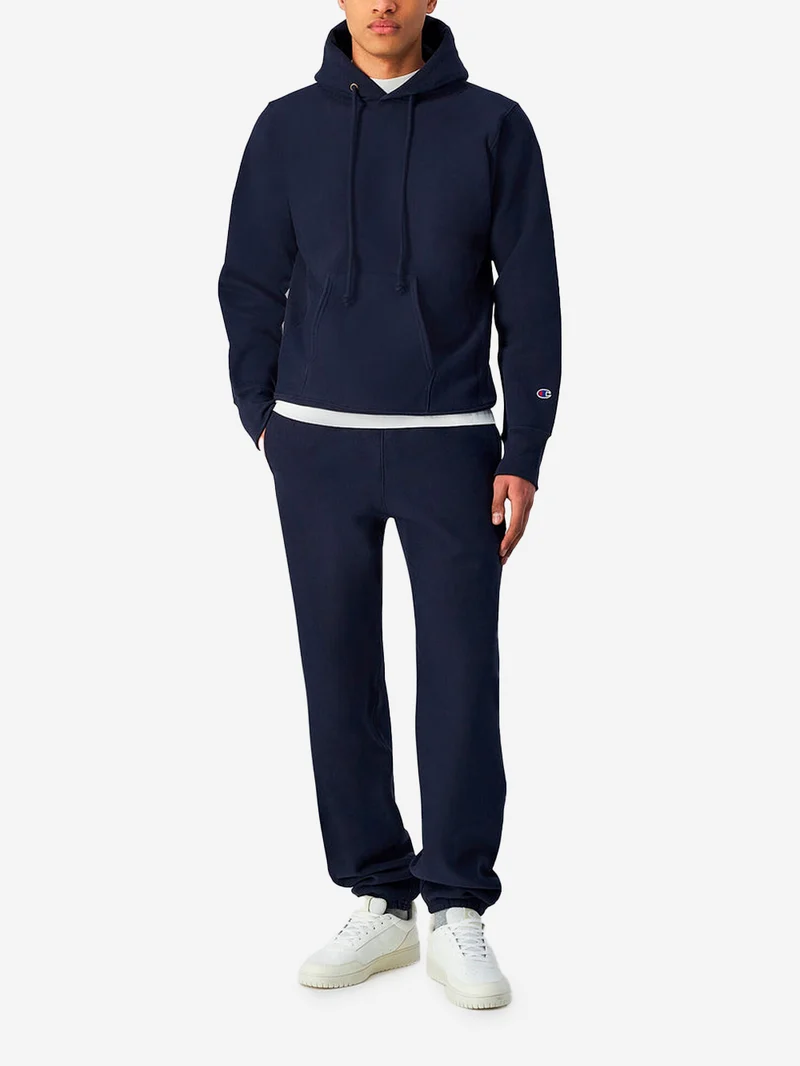 Hoodie blu Reverse Weave Made in USA
