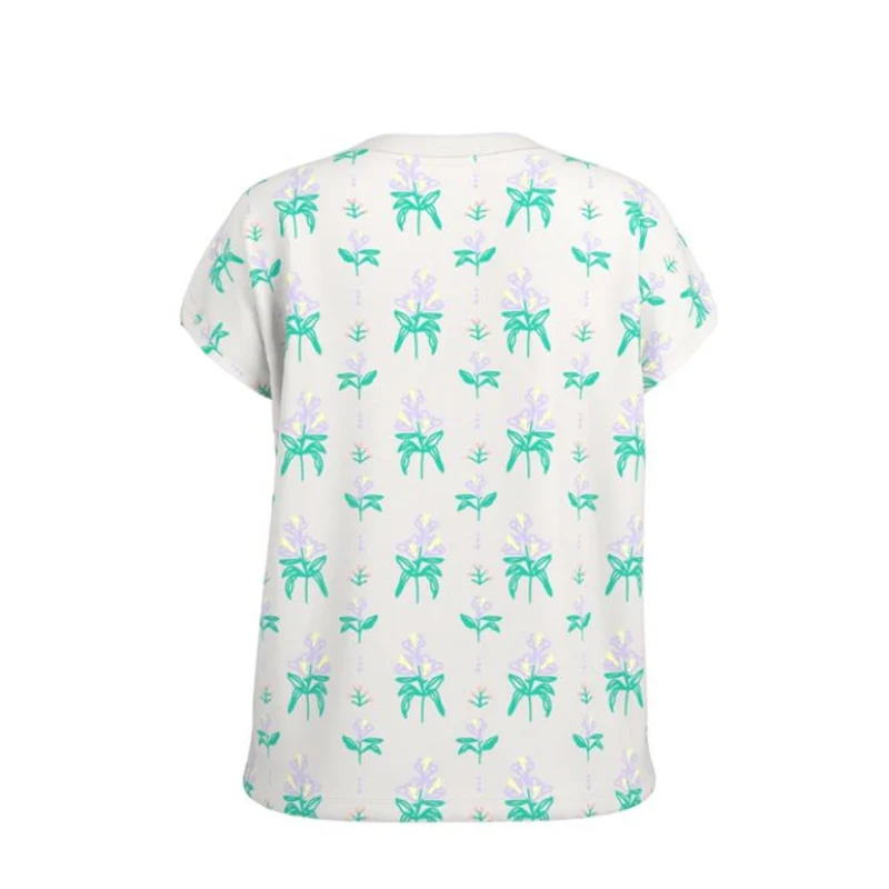 Maloja Weidsee shaded white iris Damen T-Shirt