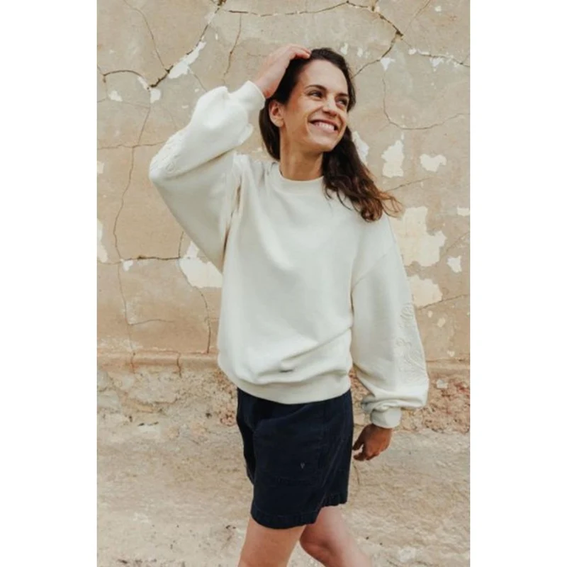 Maloja Hekla natural Damen Sweatshirt