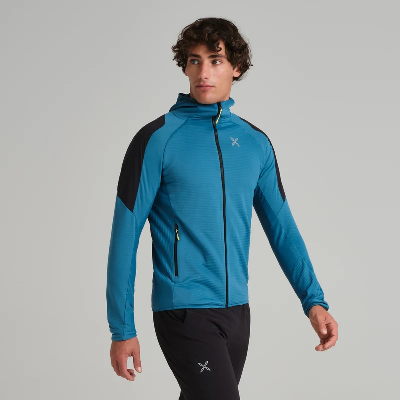 ACTION HOODED MAGLIA