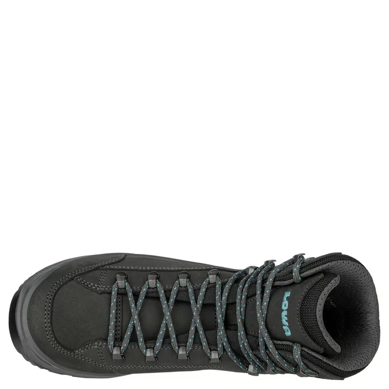 Lowa Damen Trekkingschuhe Renegade Evo GTX MID Ws S Asphalt/ Türkis