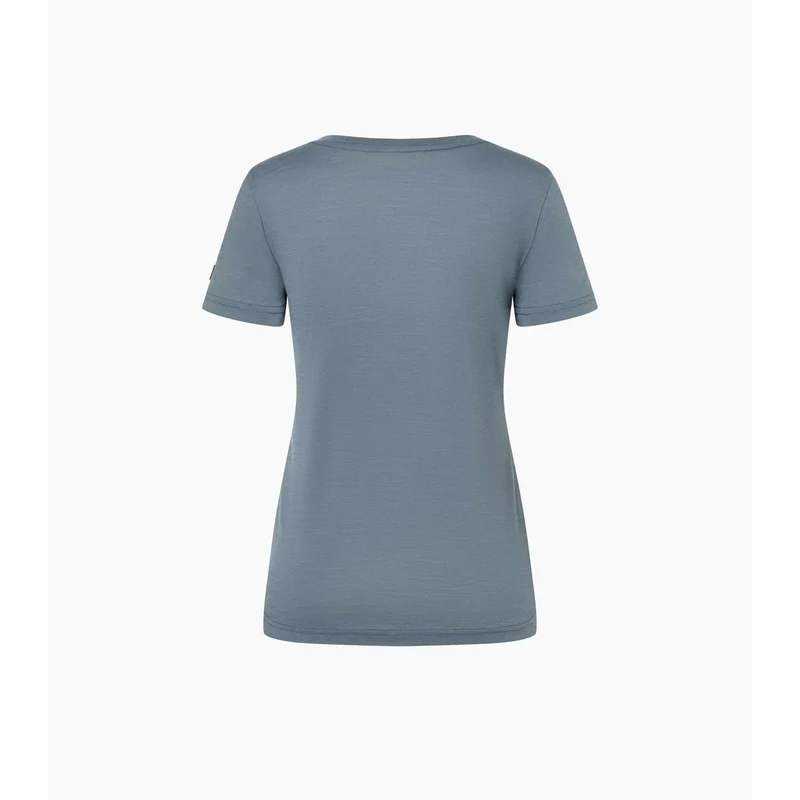 Super Natural Mat is Tee turbulence blue various Damen T-Shirt