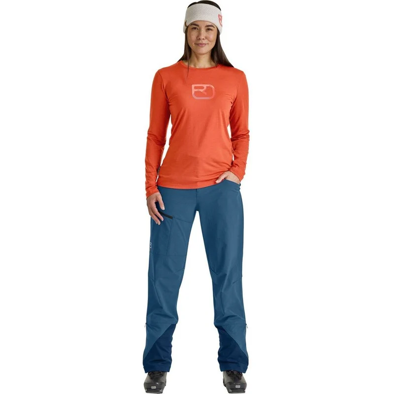 Ortovox 150 Cool Mtn Silhouette LS Damen lush lavender