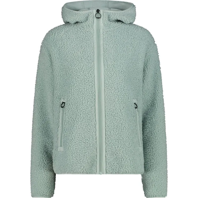 CMP Jacket Fix Hood Damen Fleecejacke jade