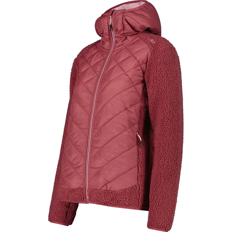 CMP Jacket Hybrid Fix Hood Damen Isolationsjacke peony