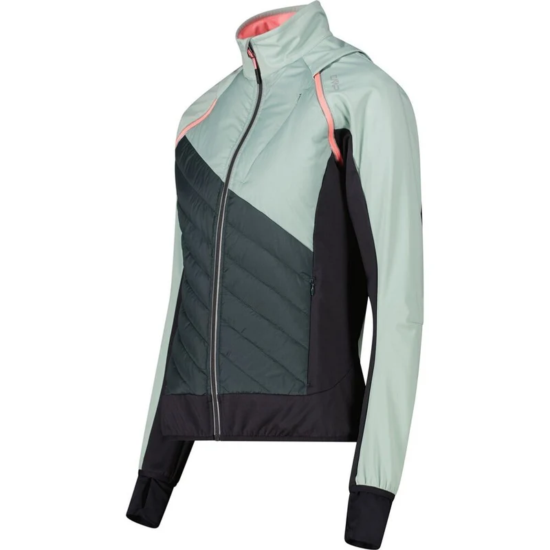 CMP Jacket With Detachable Sleeves Damen Isolationsjacke jade trek green