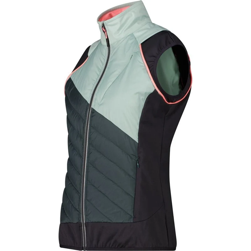 CMP Jacket With Detachable Sleeves Damen Isolationsjacke jade trek green