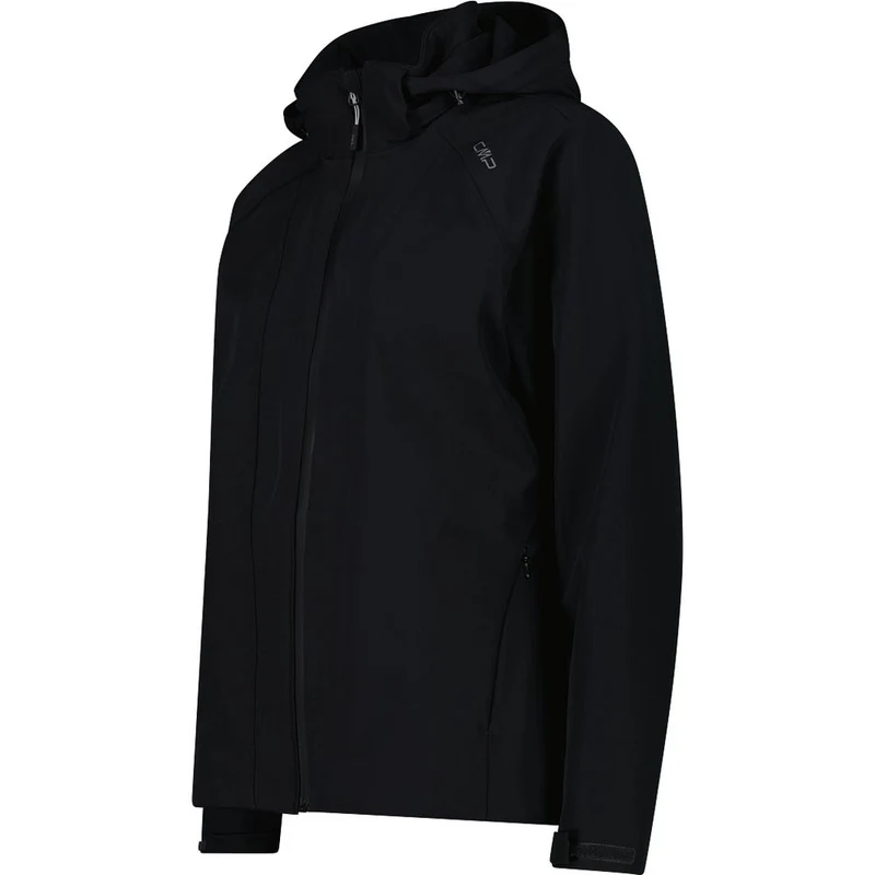 CMP Jacket Zip Hood Damen Softshelljacke antracite