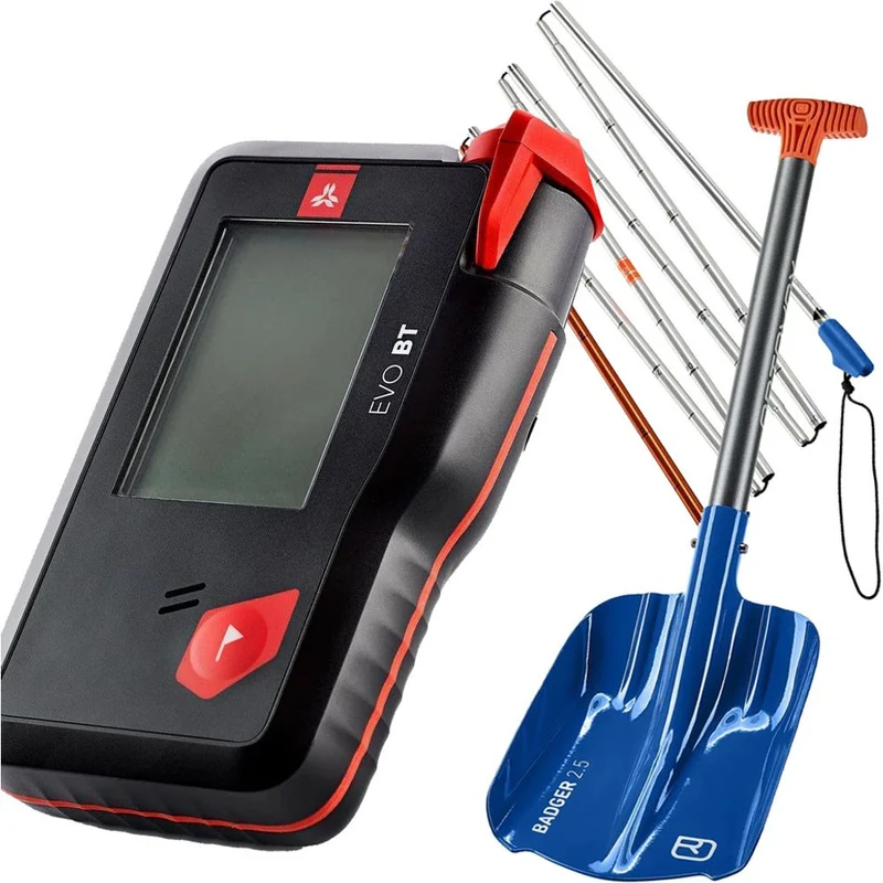 LVS Komplettset Arva Evo BT + Badger Lawinenschaufel + Alu 240 Sonde