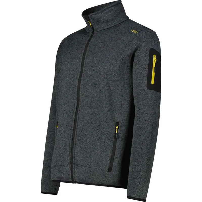 CMP Herren Fleecejacke grey nero
