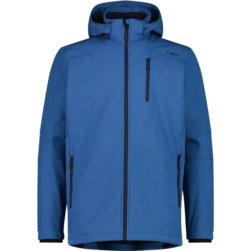 CMP Zip Hood Herren Softshelljacke bluestone