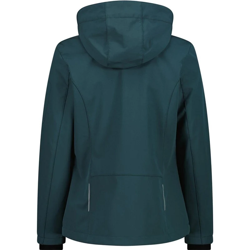 CMP Zip Hood Damen Softshelljacke trek green