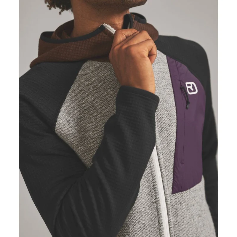 Ortovox Fleece GP Classic Knit Hoody Herren Fleecejacke dark arctic grey