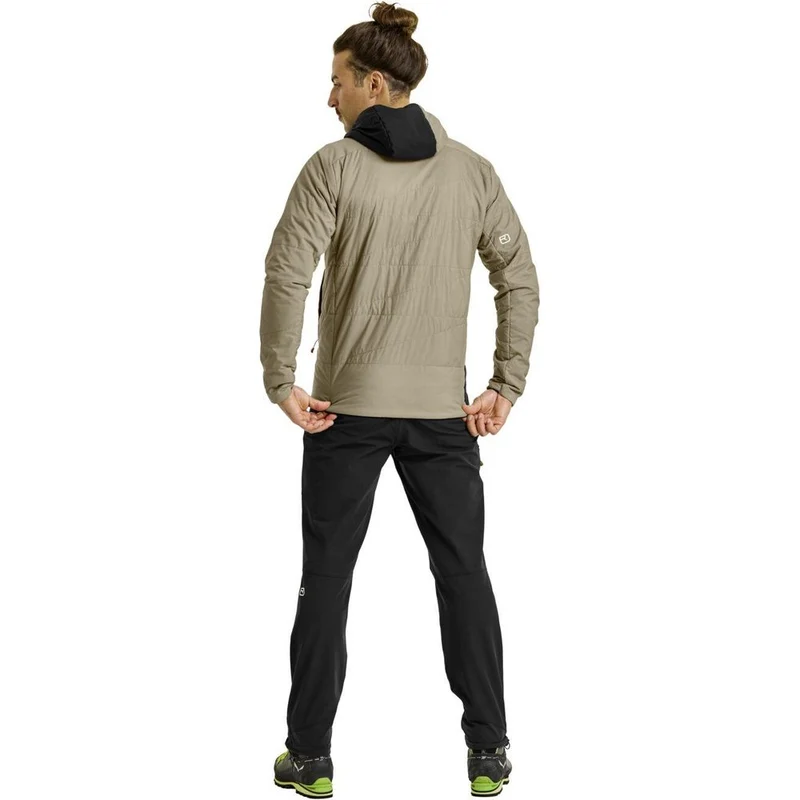 Ortovox Swisswool Piz Duan Herren Isolationsjacke grey sand