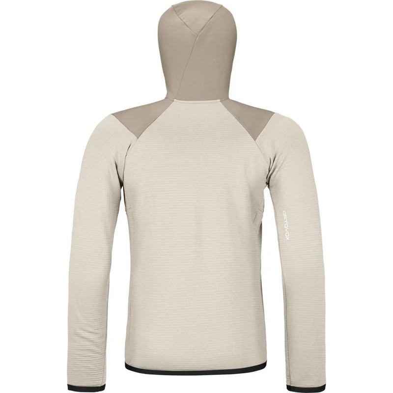 Ortovox Fleece Grid Hoody Herren Fleecejacke white chalk