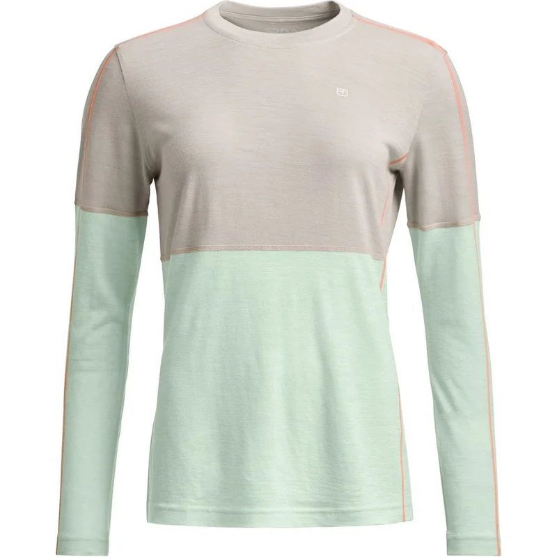 Ortovox 185 Rock'n'wool Damen Longsleeve white tea